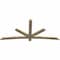 Ekena Millwork Alberta Rough Sawn Timber Gable Bracket, Douglas Fir, 84"W x 38"H x 2"D x 4"F, 11/12 Pitch GBW084X38X0204ALB00RDF - alternate 4